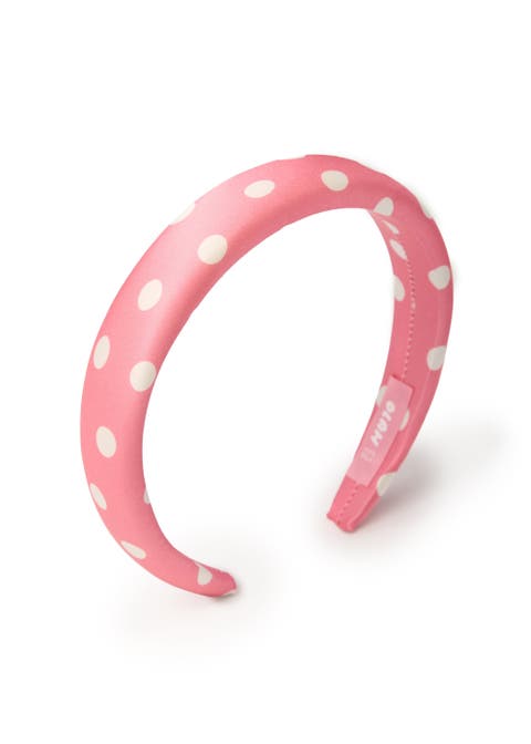 Polka Dot Silk Headband