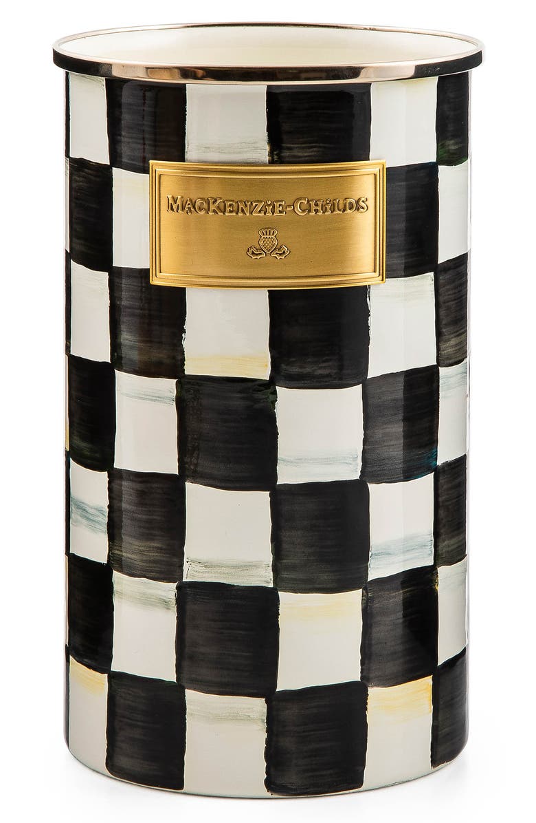 MACKENZIE CHILDS Courtly Check Utensil Holder, Main, color, Courtly