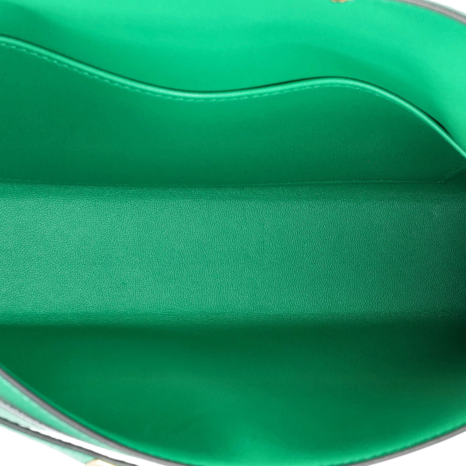 Pre-Owned Hermes Kelly Elan Shoulder Bag Chevre Chamkila, Alternate, color, Menthe