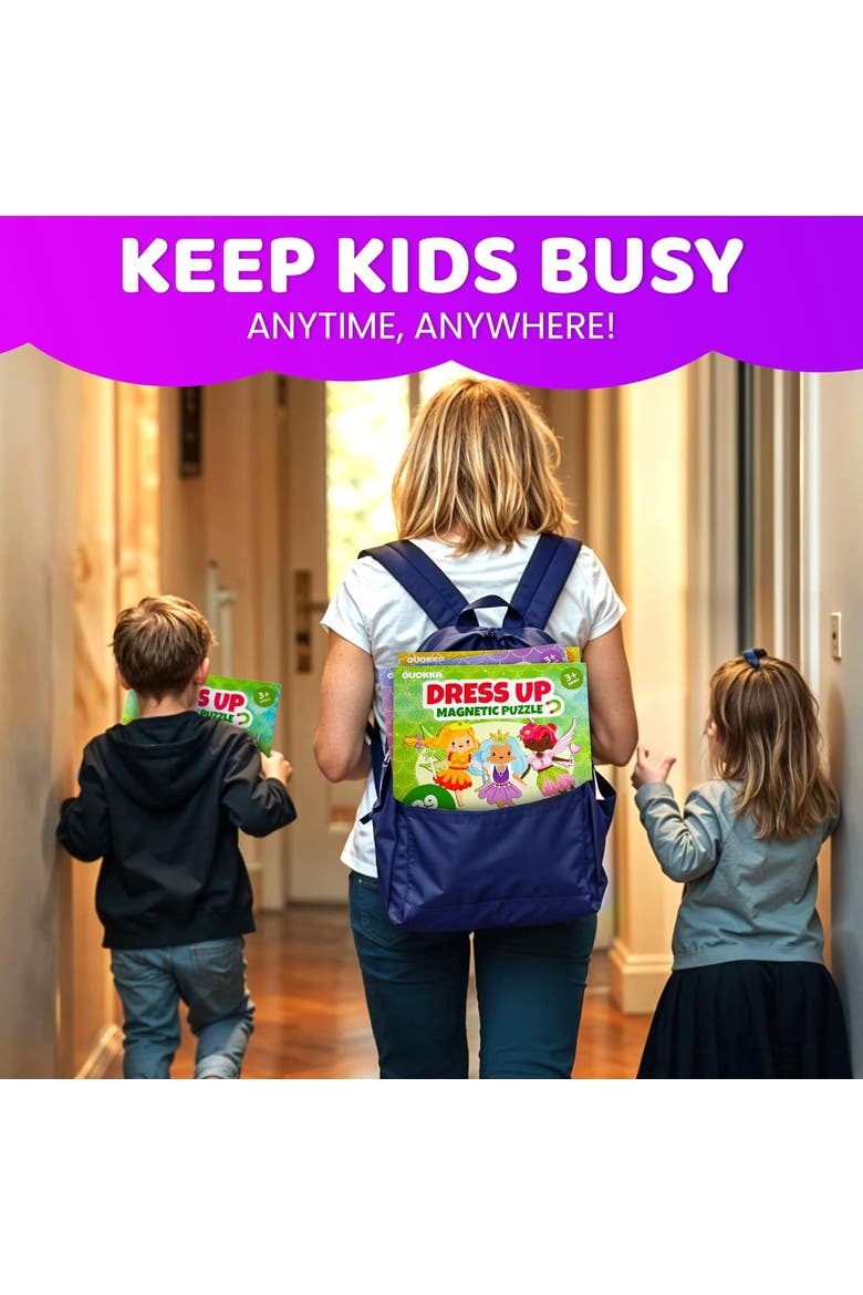 Magnetic Educational Kids Dress-Up Dolls, Alternate, color, Fairytale