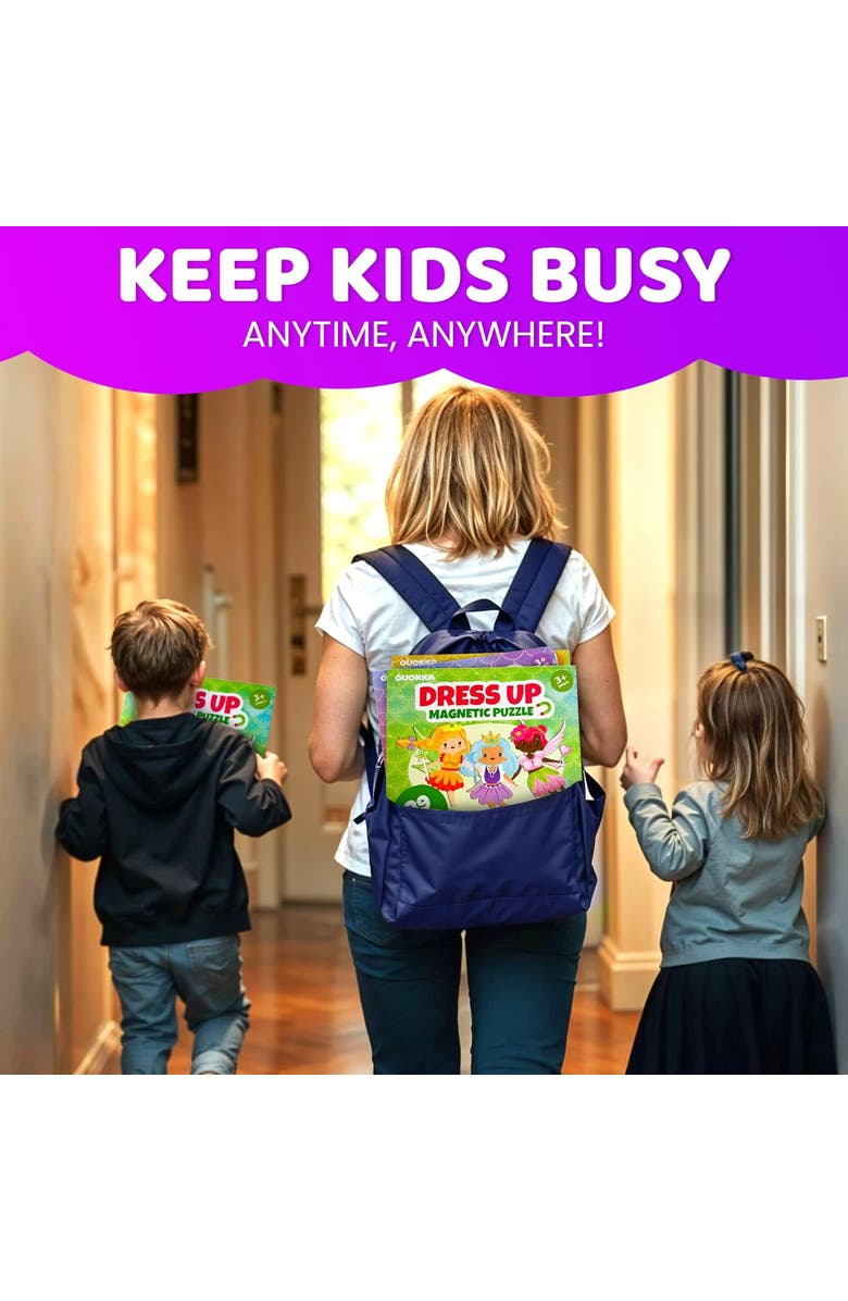 Quokka Magnetic Dress-Up Dolls for Kids Ages 3-5 - Creative Play Set, Alternate, color, Fairytale