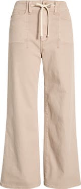 PAIGE Ari Drawstring High Waist Wide Leg Pants