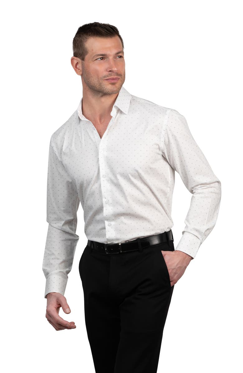 Lucky Brand Slim Fit Dress Shirt, Alternate, color, 