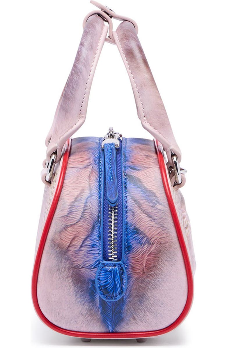 DIESEL<sup>®</sup> Mini 1DR Dome Faux Leather Bowling Bag, Alternate, color, Pink