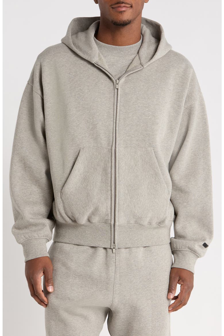 Classic Full Zip Hoodie, Alternate, color, WARM HEATHER