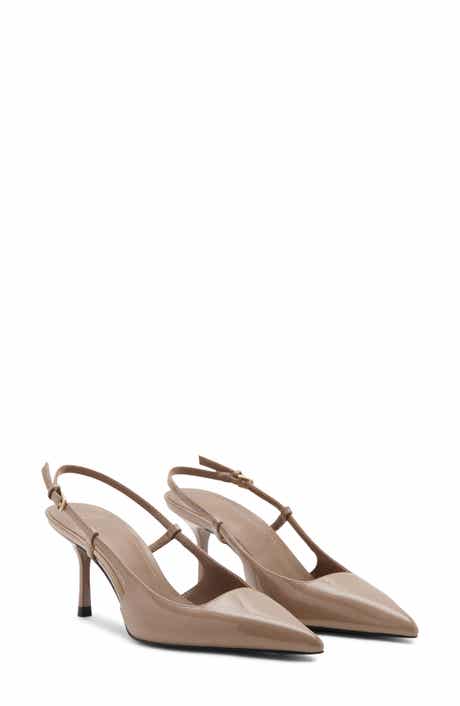 Pistachio Pointed Toe Slingback Pump