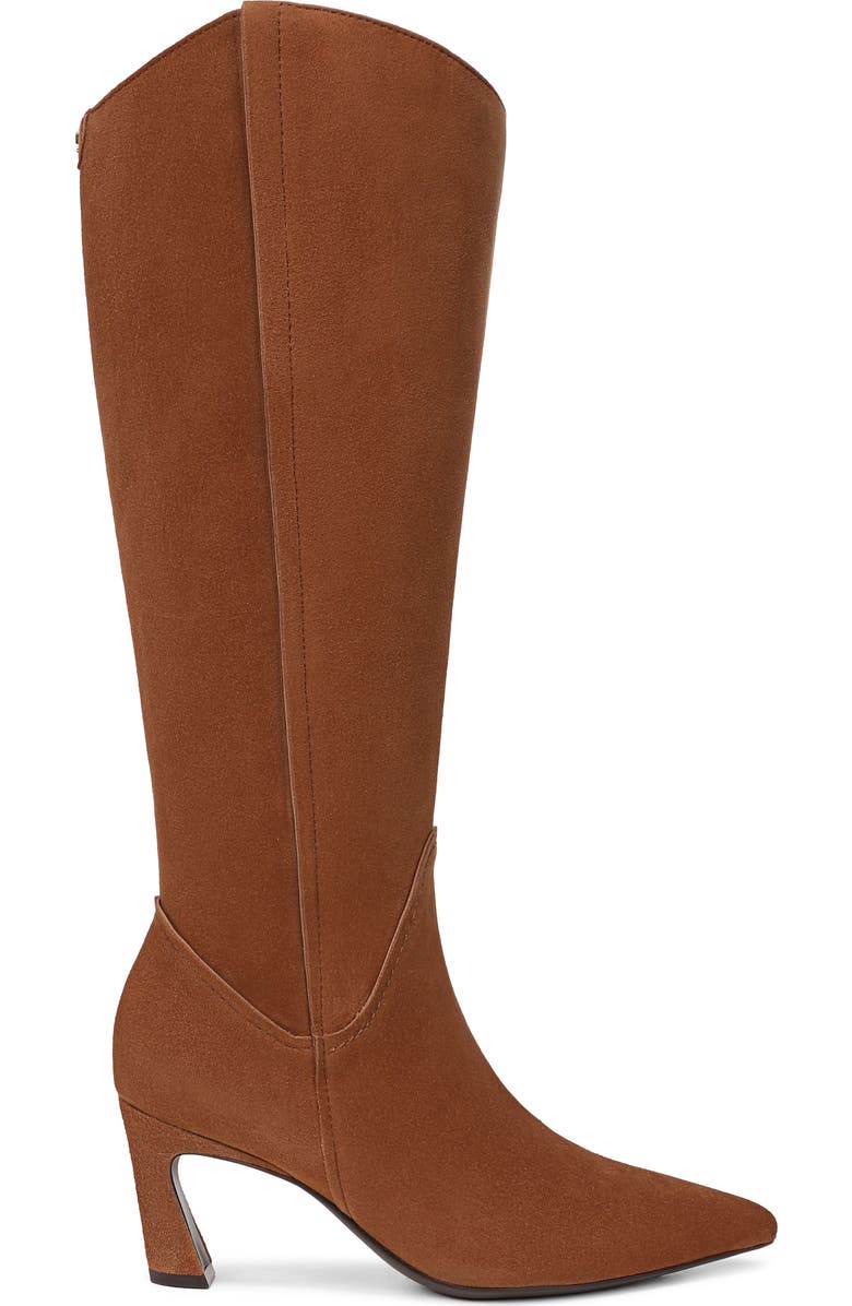 Naturalizer Emily Pointed Toe Knee High Boot, Alternate, color, Dark Chestnut Brown