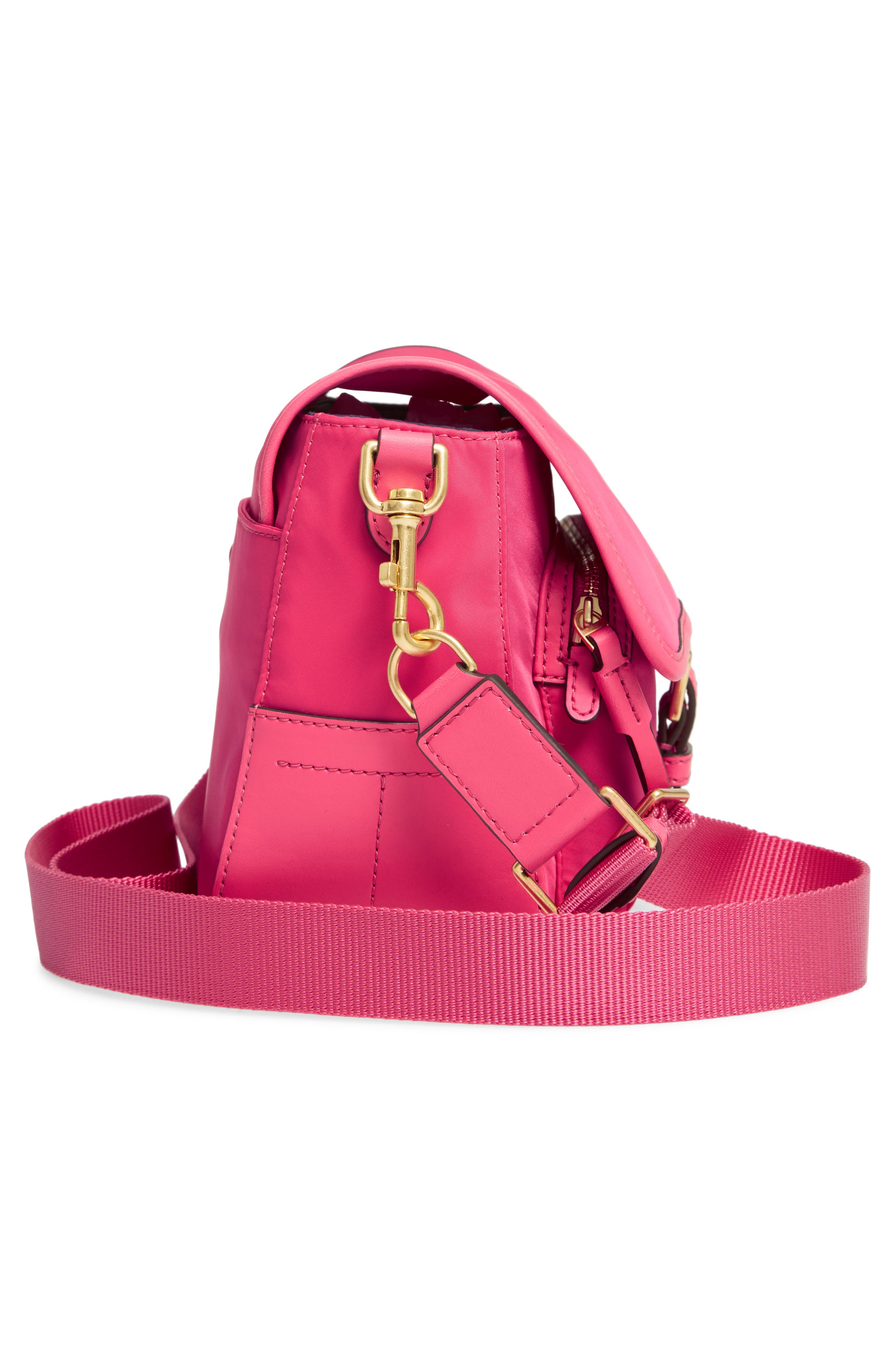 Perry Nylon Crossbody Bag, Alternate, color, BRIGHT PINK