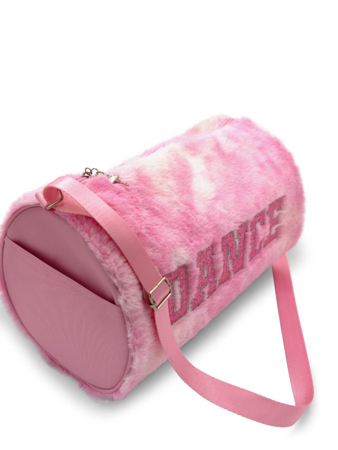 Faux Fur Dance Duffle, Alternate, color, pink