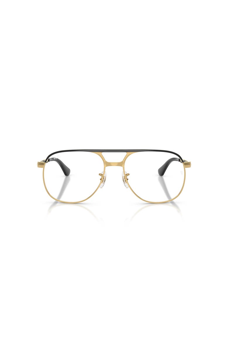 56mm Square optical glasses, Alternate, color, Black