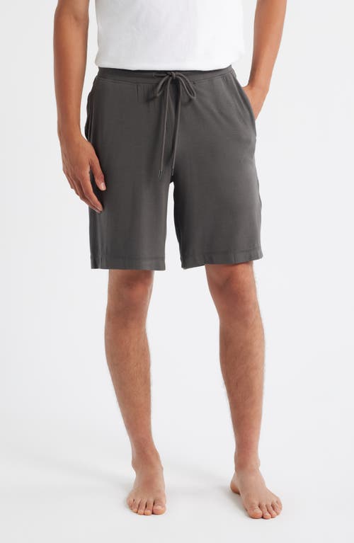 Daniel Buchler Modal Blend Pajama Shorts In Gray