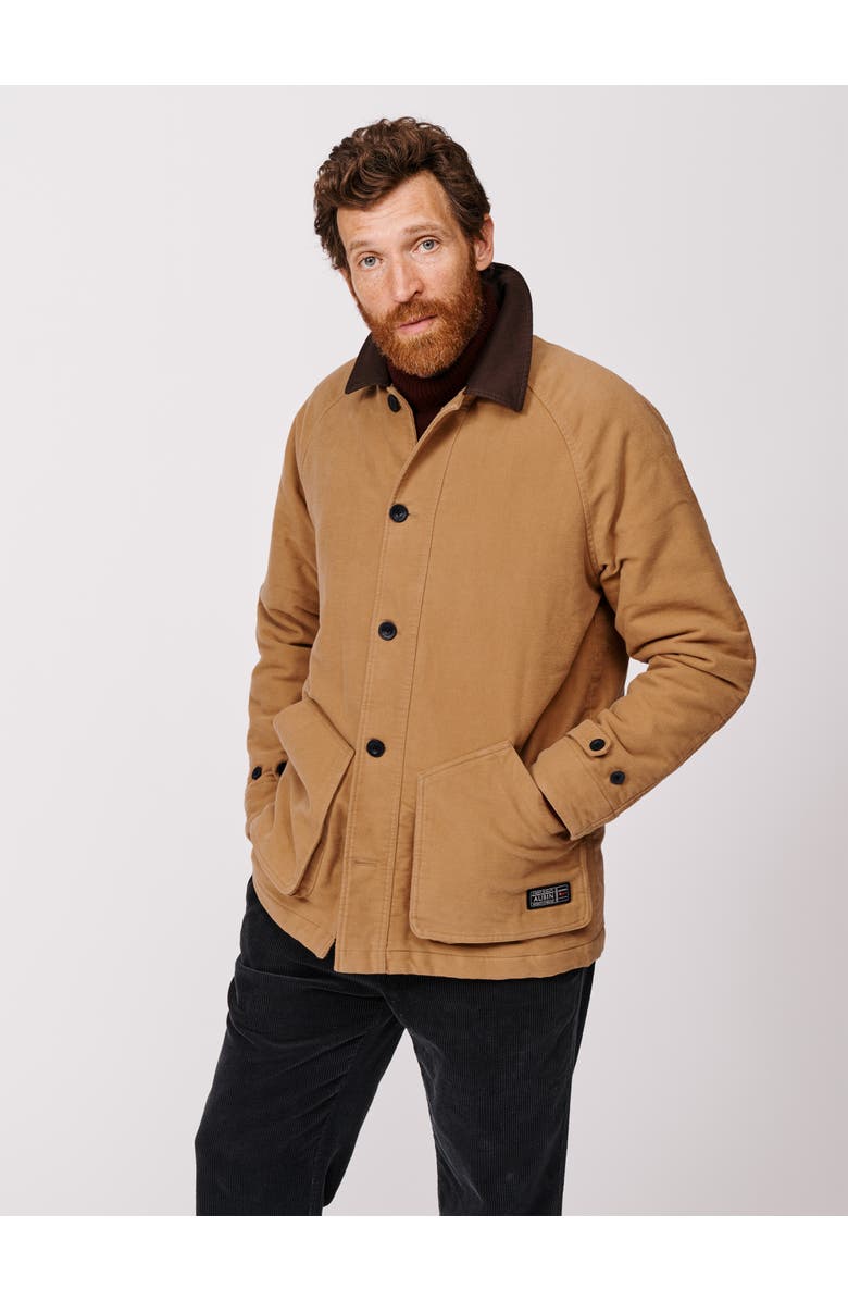 Aubin Bennett Moleskin Jacket, Alternate, color, Dijon