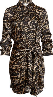 Cinq à Sept Love Journal Jacey Long Sleeve Shirtdress