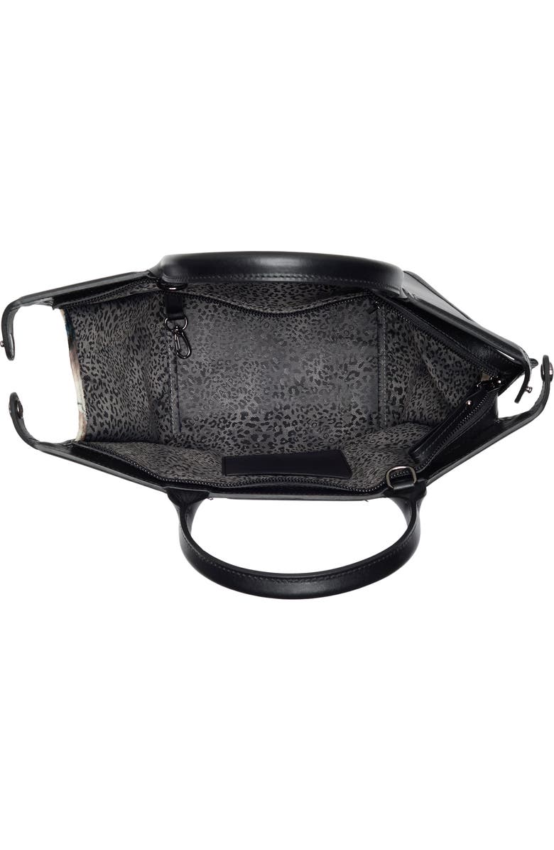 Longchamp Le Pliage Genuine Calf Hair Small Handbag, Alternate, color, Grey