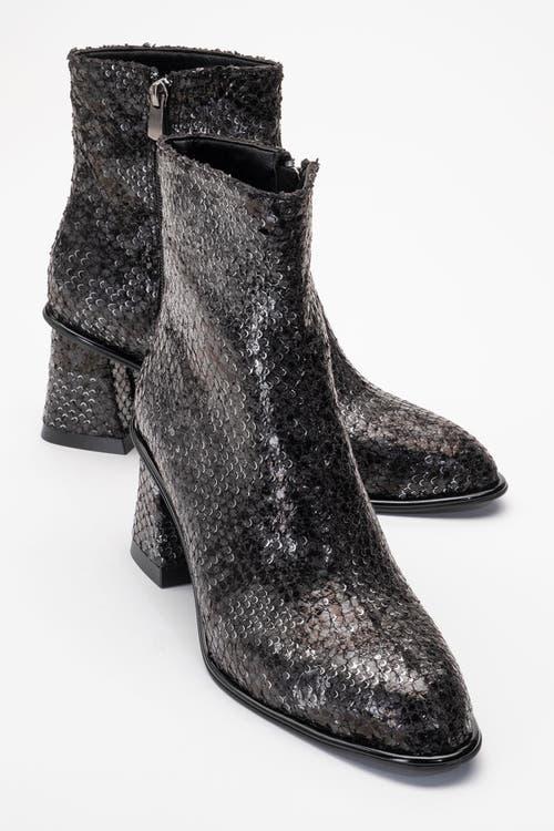 Prologue Shoes Nina Snakeskin Bootie In Multi