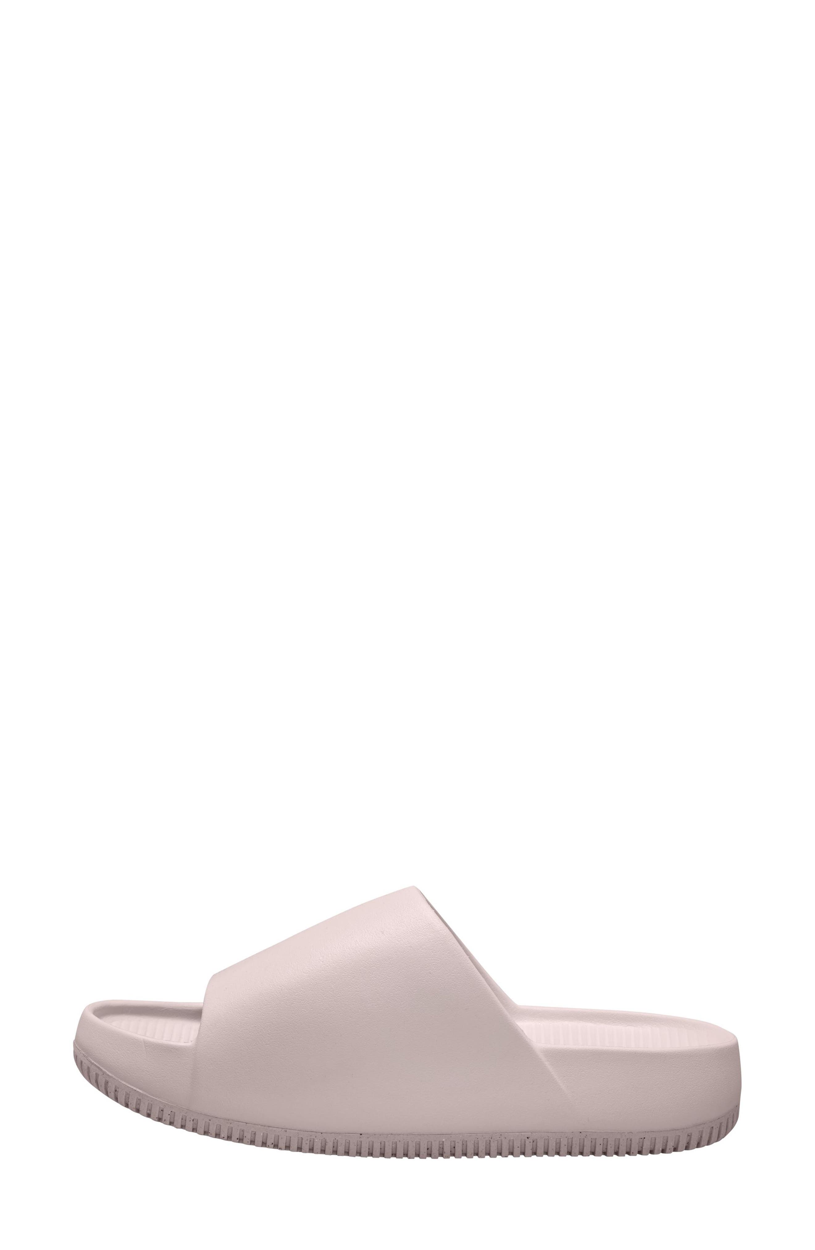 Nike Calm Slide Sandal, Alternate, color, Barely Rose/ Barely Rose
