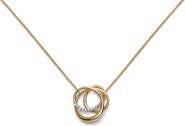 Monica Vinader Nura Wrap Lab Grown Diamond Pendant Necklace