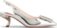 Roger Vivier Virgule Pointed Toe Slingback Pump