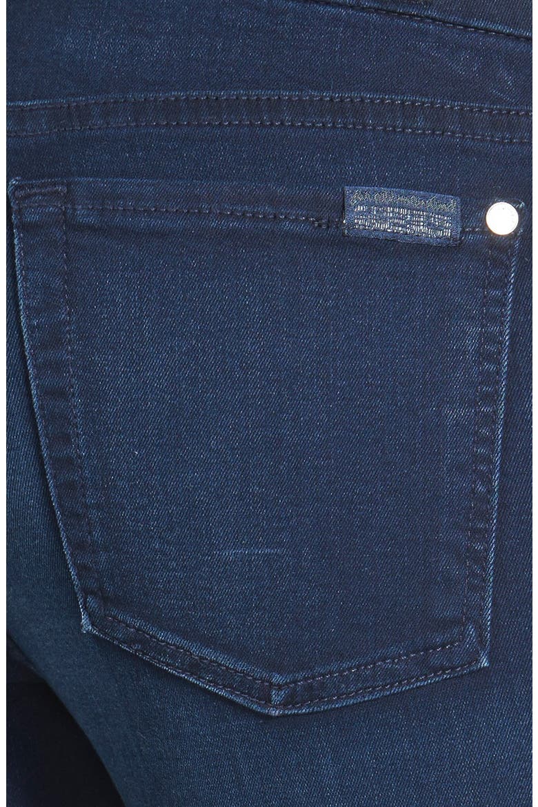 7 For All Mankind® 'Slim Illusion Luxe' Mid Rise Skinny Jeans, Alternate, color, LUXE RICH BLUE