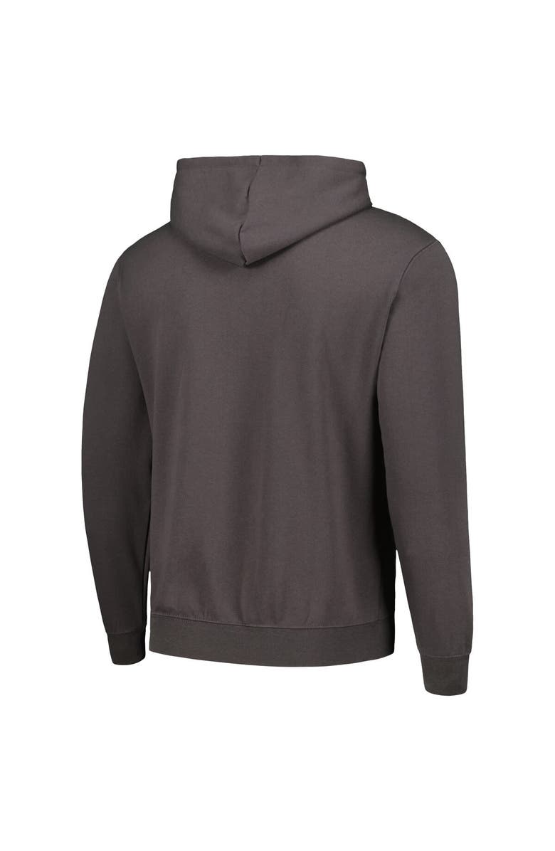 COLOSSEUM Men's Colosseum Charcoal Pennsylvania Quakers Arch and Logo Pullover Hoodie, Alternate, color, Charcoal