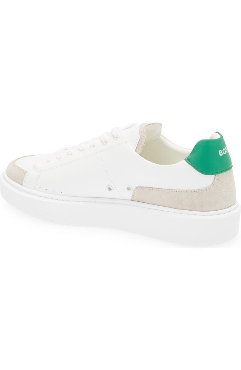 BOSS Colyn Derby Sneaker, Alternate, color, White / Green