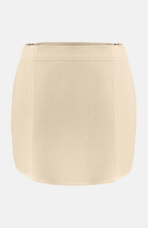 Ow Collection Women's Neutrals Marley Mini Skirt - Sand In Neutral