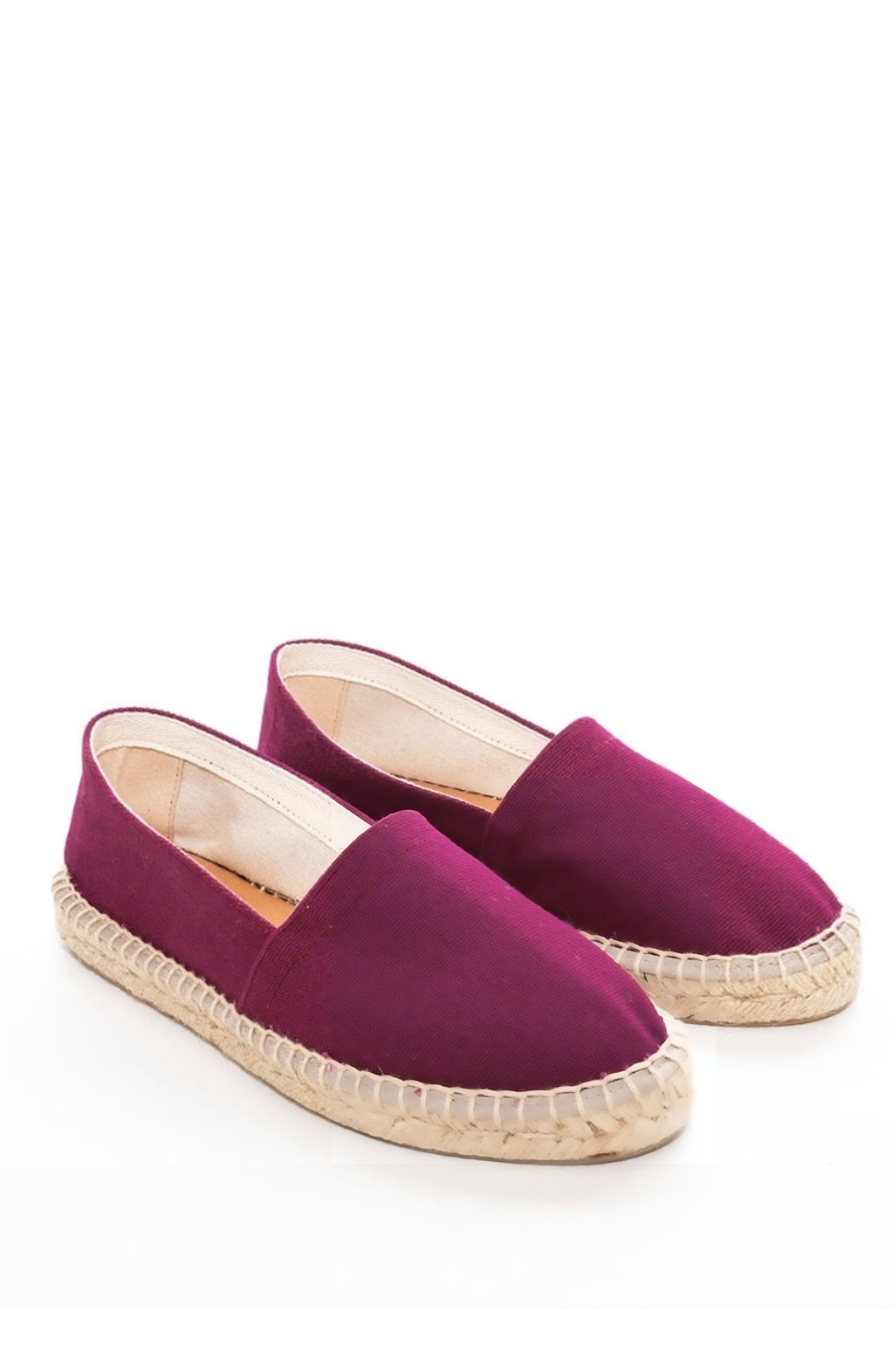 Menina Step Marbella Espadrille, Main, color, Burgundy