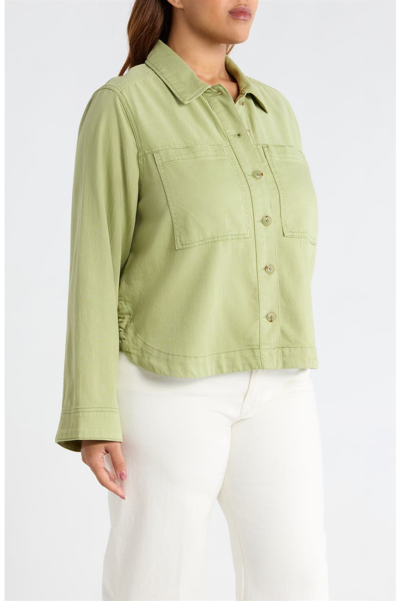 Denim Shacket, Alternate, color, LOTUS