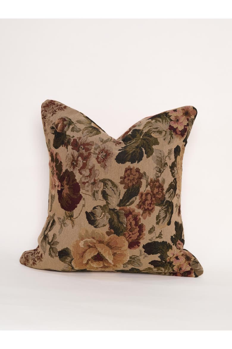 Amelie Tapestry Pillow, Main, color, Beige