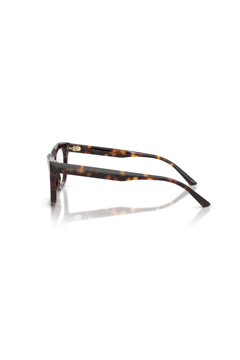 52mm Rectangle optical glasses, Alternate, color, Tortoise
