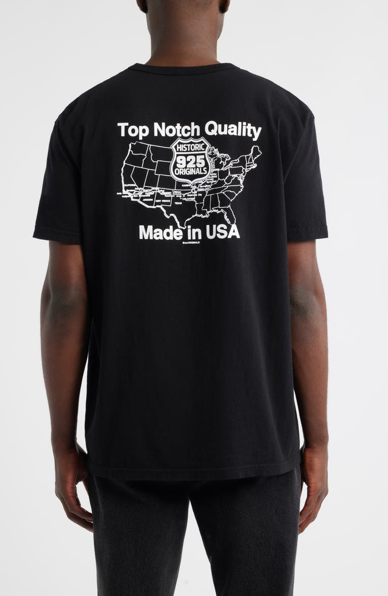 925 Originals Kicks Graphic Print T-Shirt, Alternate, color, Black