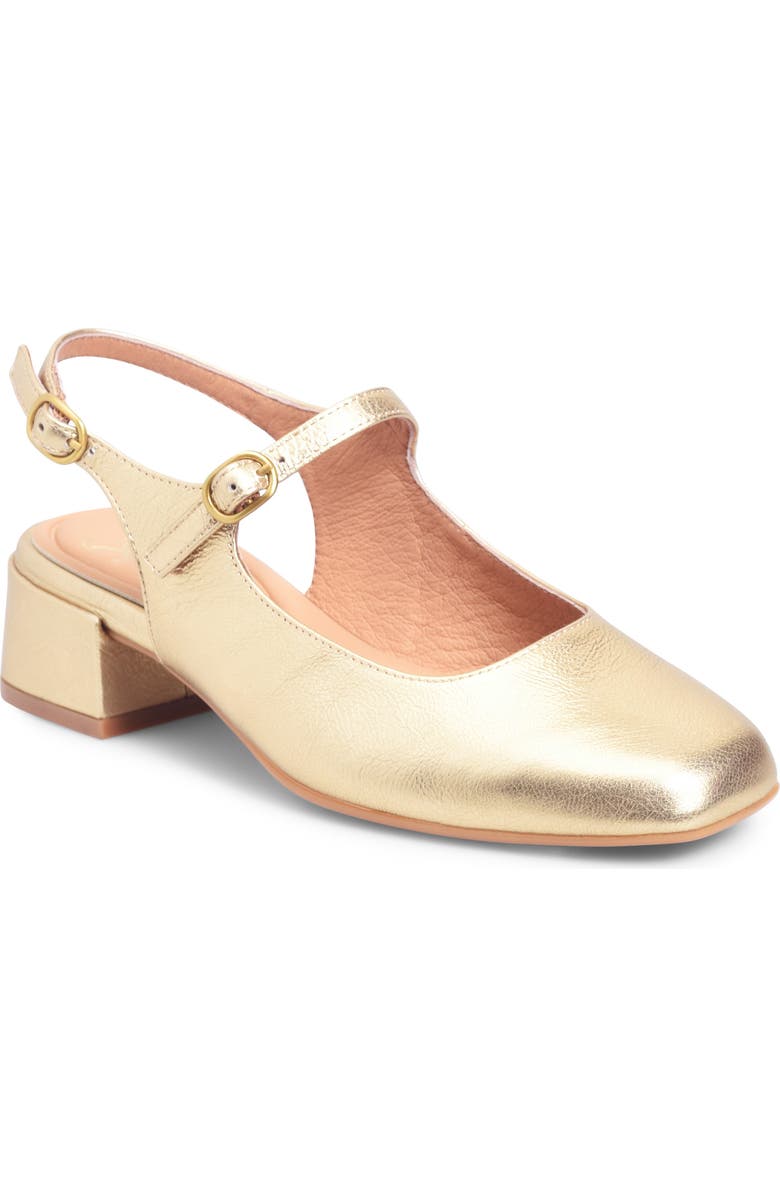 Söfft Leyla Slingback Mary Jane Pump, Main, color, Gold