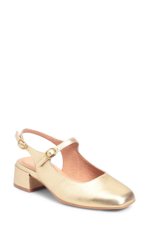 Söfft Leyla Slingback Mary Jane Pump In Gold