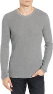 Billy Reid Regular Fit Waffle Crewneck Pullover