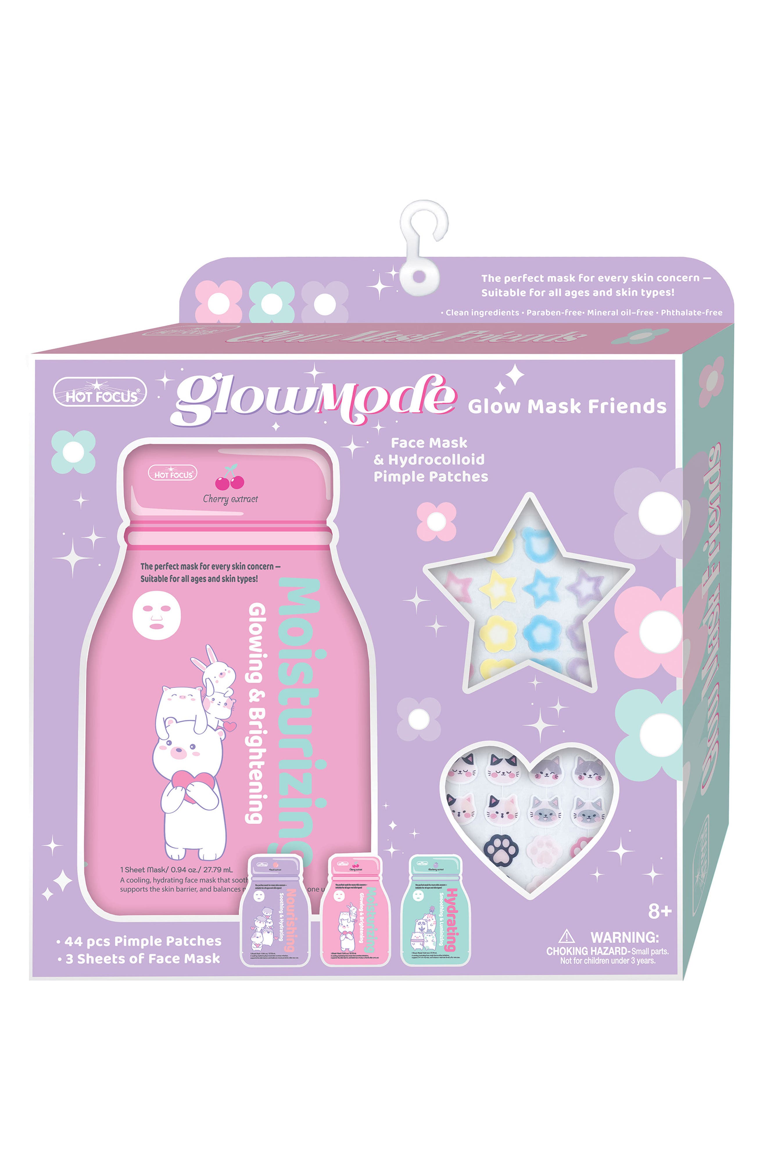 HOT FOCUS Kids' Glowmode Glow Mask Friends Set