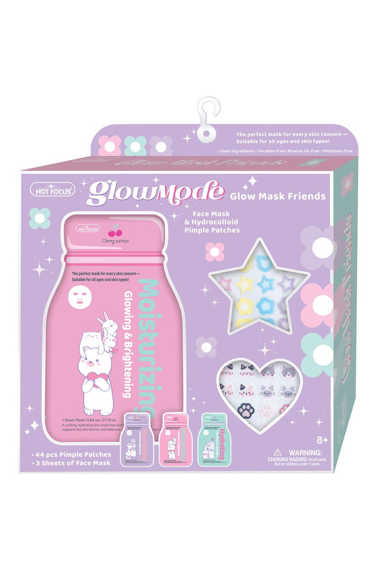 Kids' Glowmode Glow Mask Friends Set, Main, color, MULTI COLOR