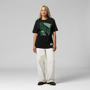 Mitchell & Ness Women's Mitchell & Ness  Black Philadelphia Eagles Team Dynamic Boyfriend T-Shirt