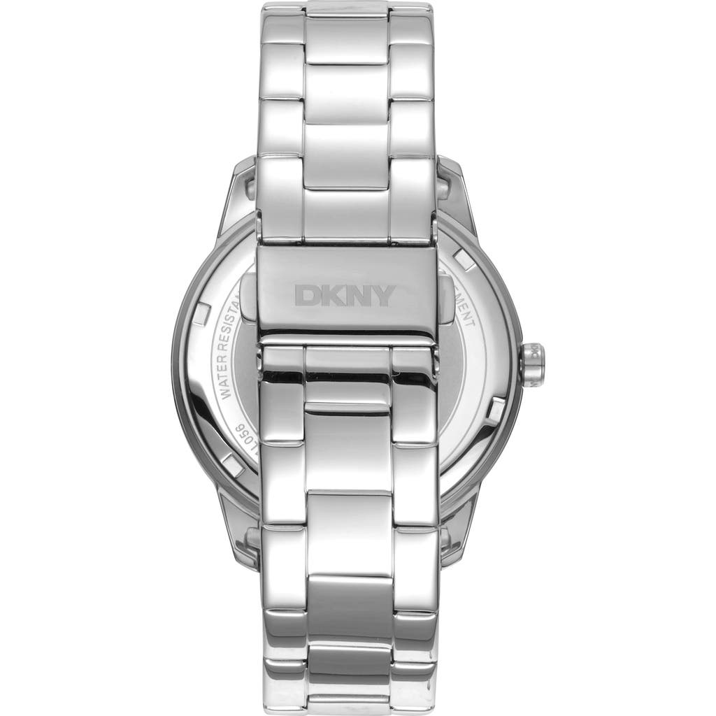 DKNY Evening Multi-Function Bracelet Watch, 40mm in Silver at Nordstrom Rack