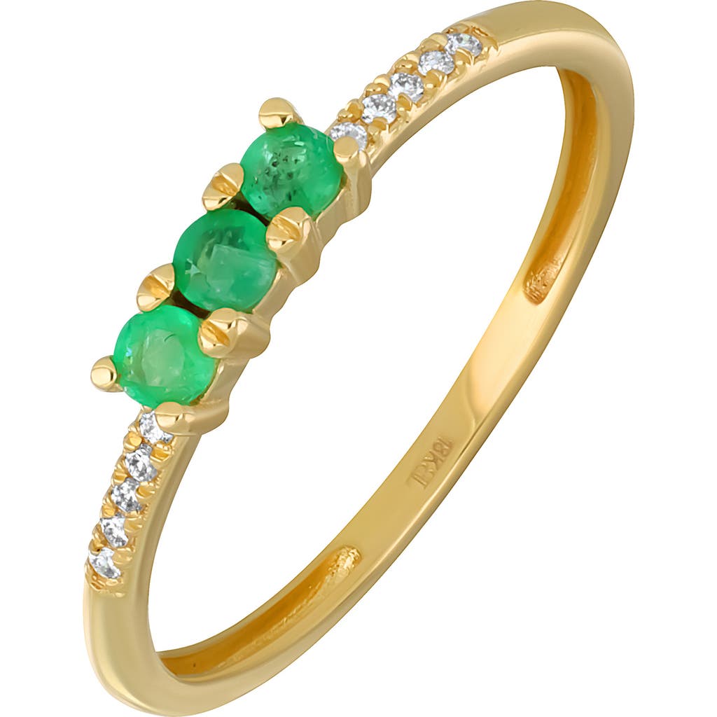 Bony Levy El Mar 18k Gold Gemstone & Diamond Stackable Ring In Gold