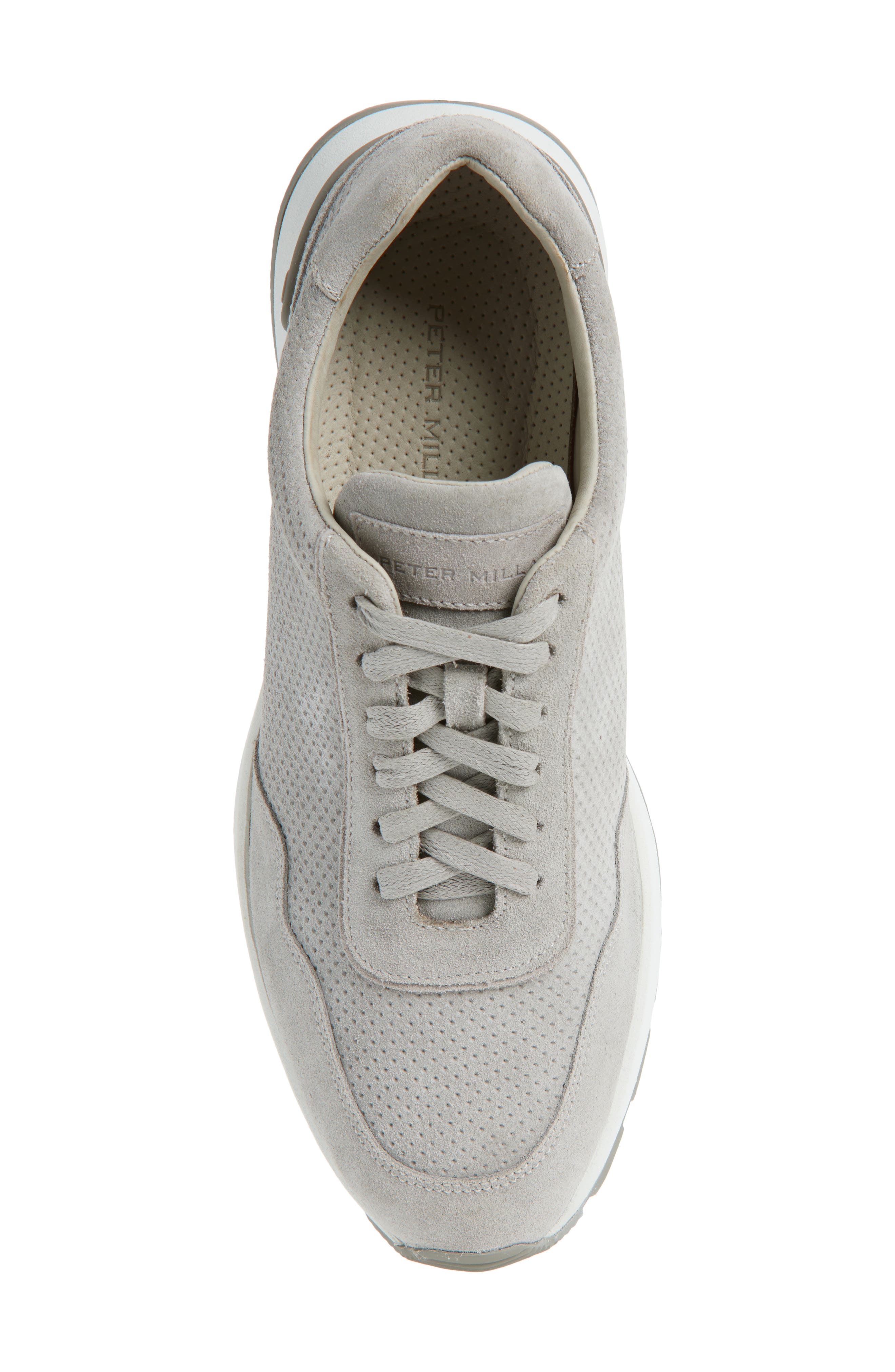 Peter Millar Wayfare Runner Sneaker, Alternate, color, Pearl Grey