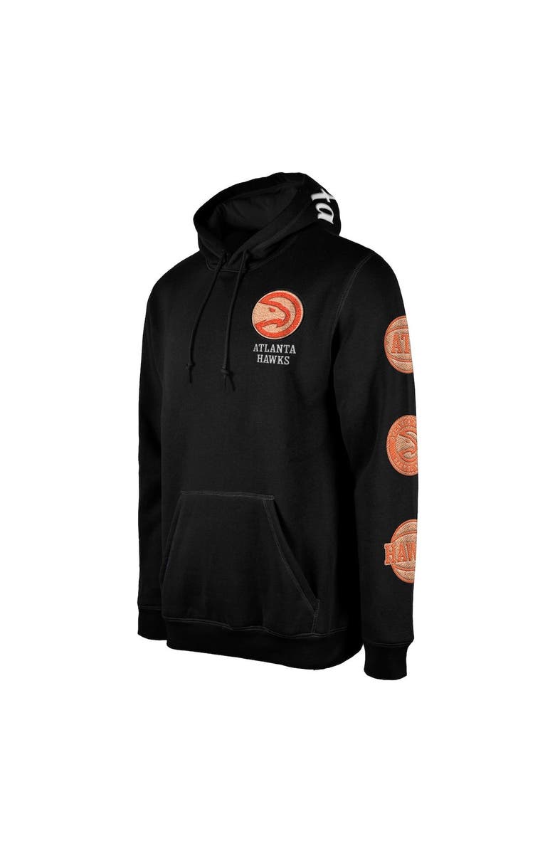 New Era Men's New Era Black Atlanta Hawks 2022/23 City Edition Elite Pack Pullover Hoodie, Alternate, color, 