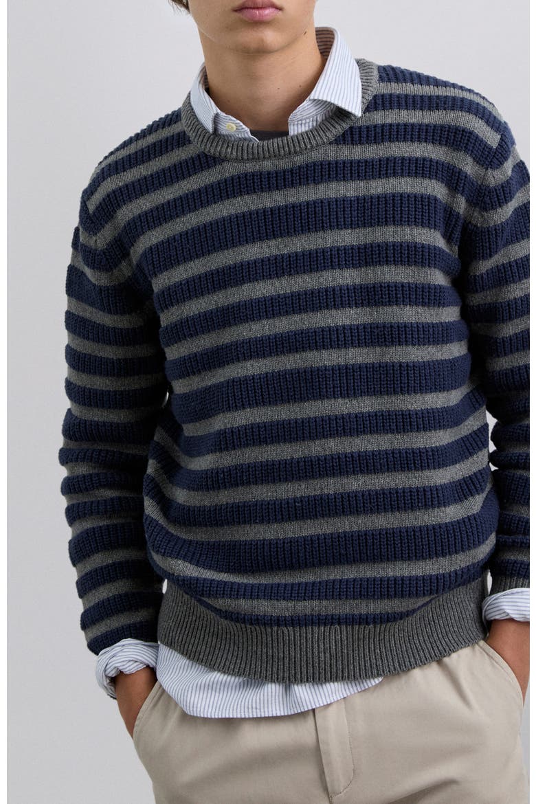 Nautic Tricot Kids, Alternate, color, Navystripes