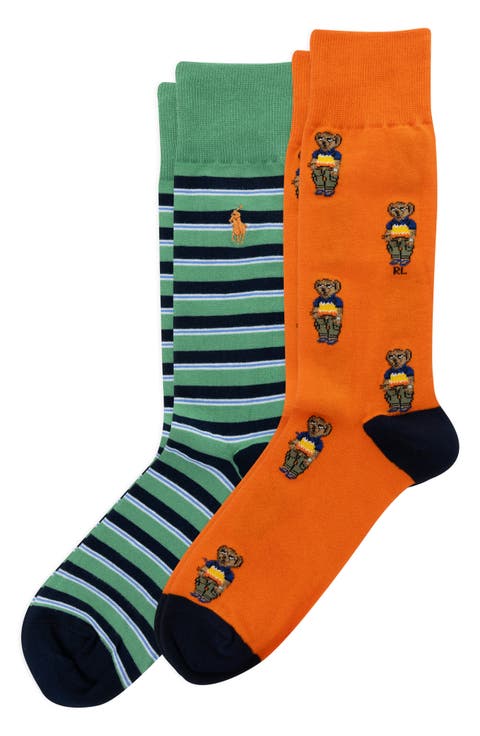 Surf Club Mini Bears Assorted Two-Pack Socks