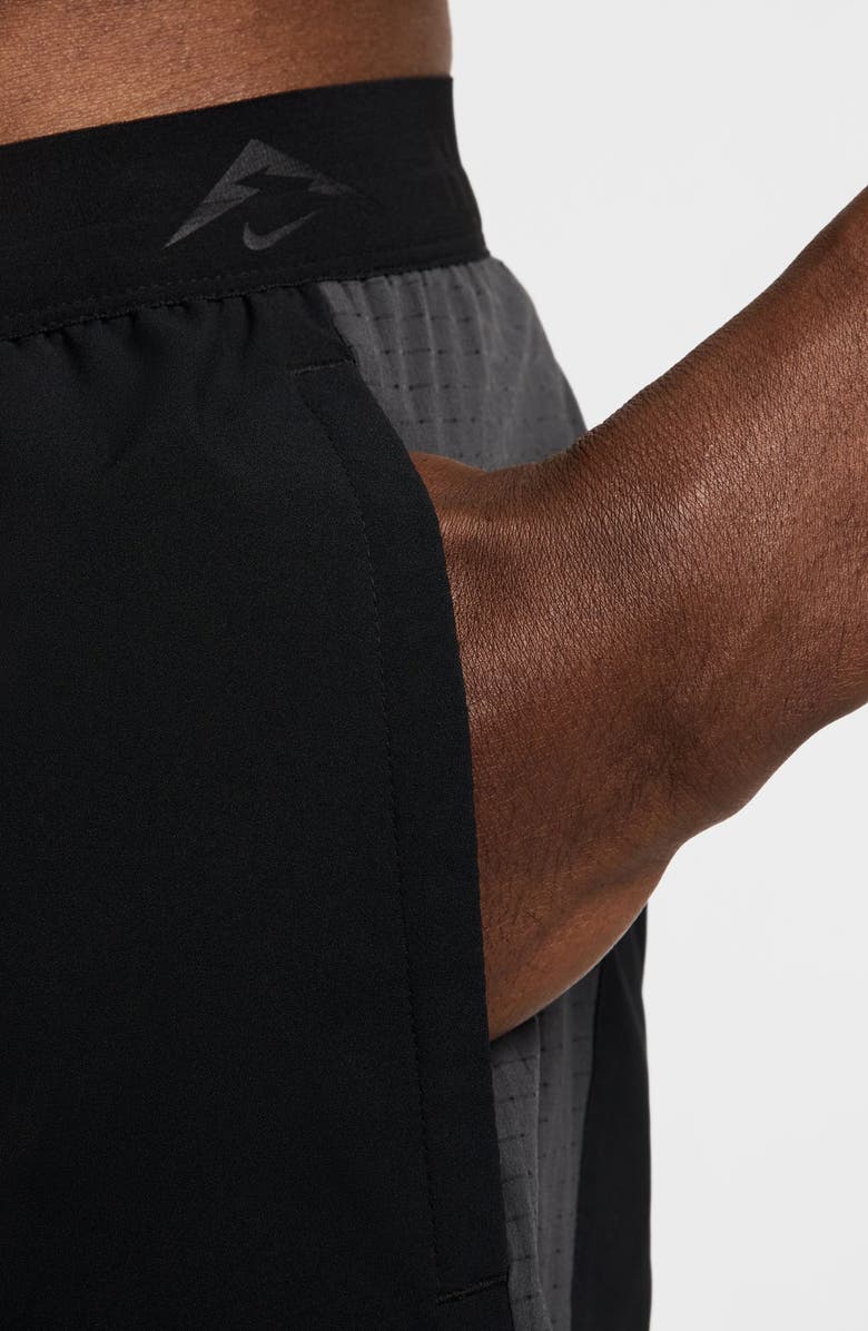 Nike Trail Dri-FIT Brief Lined Running Shorts, Alternate, color, Black/ Anthracite