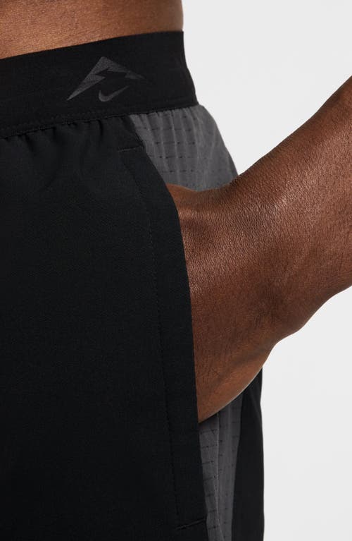 NIKE NIKE TRAIL DRI-FIT BRIEF LINED RUNNING SHORTS