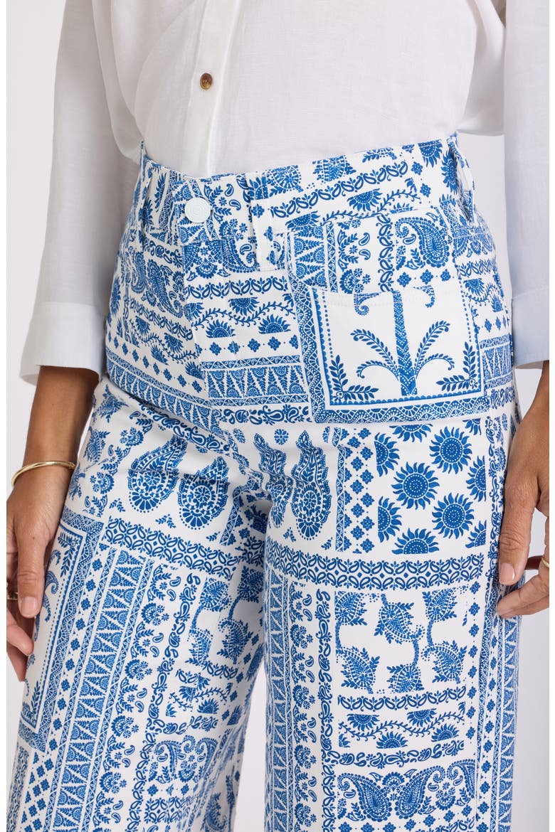 Daisy Crop Wide Leg Pants, Alternate, color, JUBILEE PATCHWORK