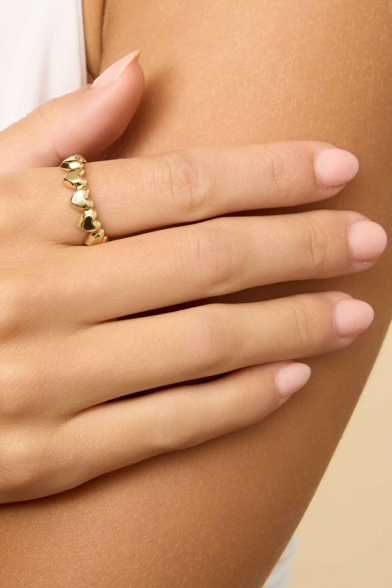 14K Yellow Gold Sweetheart Ring, Alternate, color, Yellow Gold