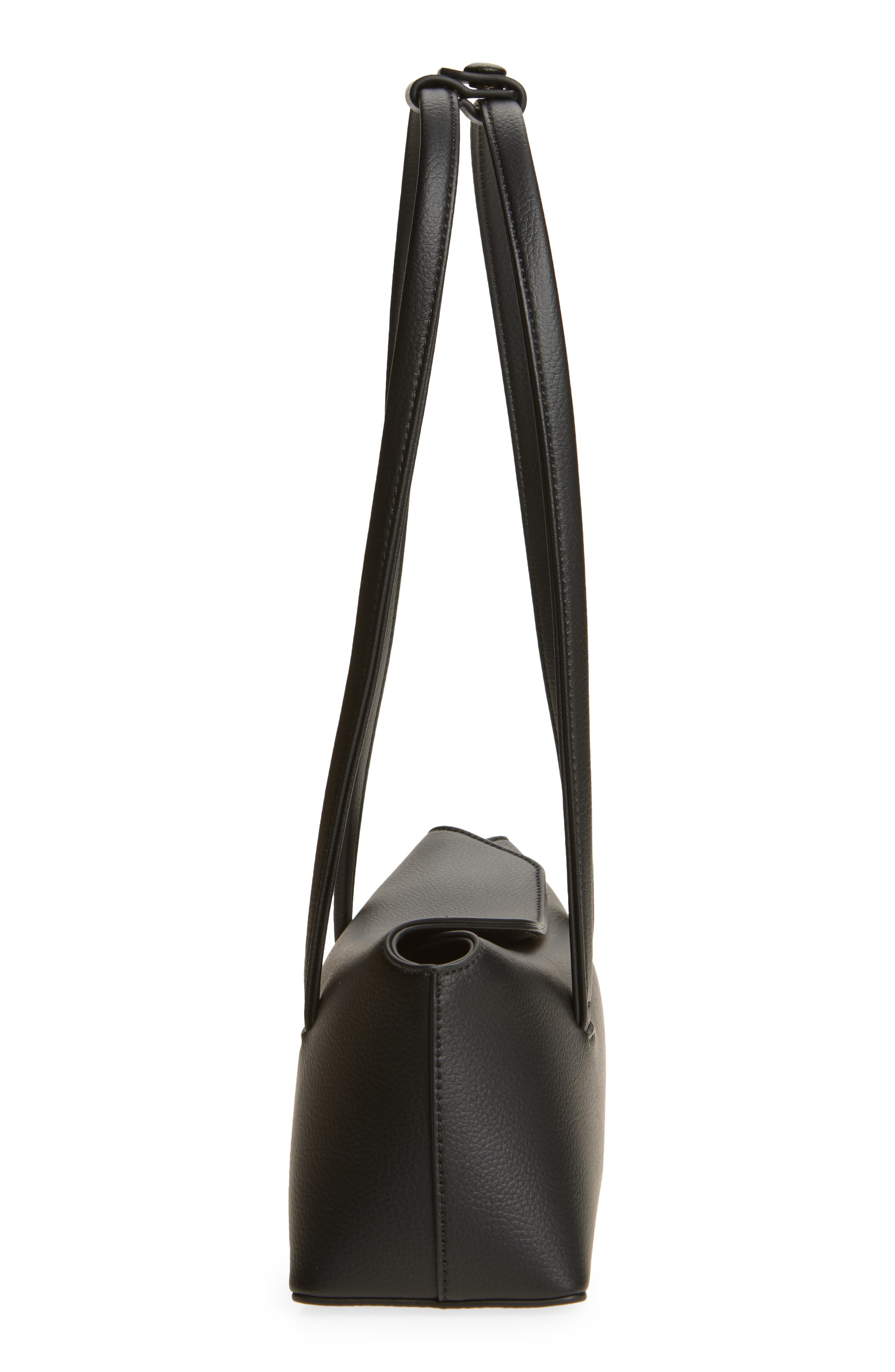 Freja New York Mini Chrystie Faux Leather Shoulder Bag, Alternate, color, 