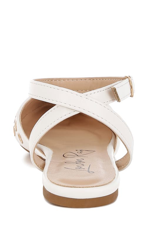 Shop London Rag Chalcis Rivet Flat In White