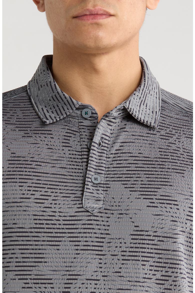 Costa Wave Twilight Canopy Seersucker Stripe IslandZone® Polo, Alternate, color, NIGHT CAP